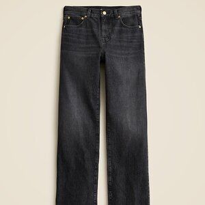 Like New! J. crew Black High Rise Straight Jean Denim
